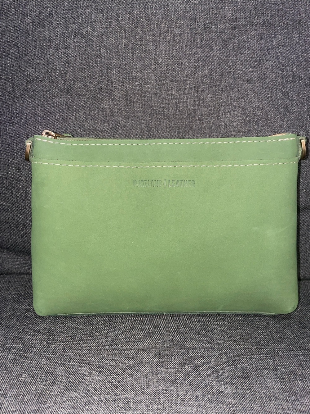 Portland Leather Succulent Classic Poppy Purse